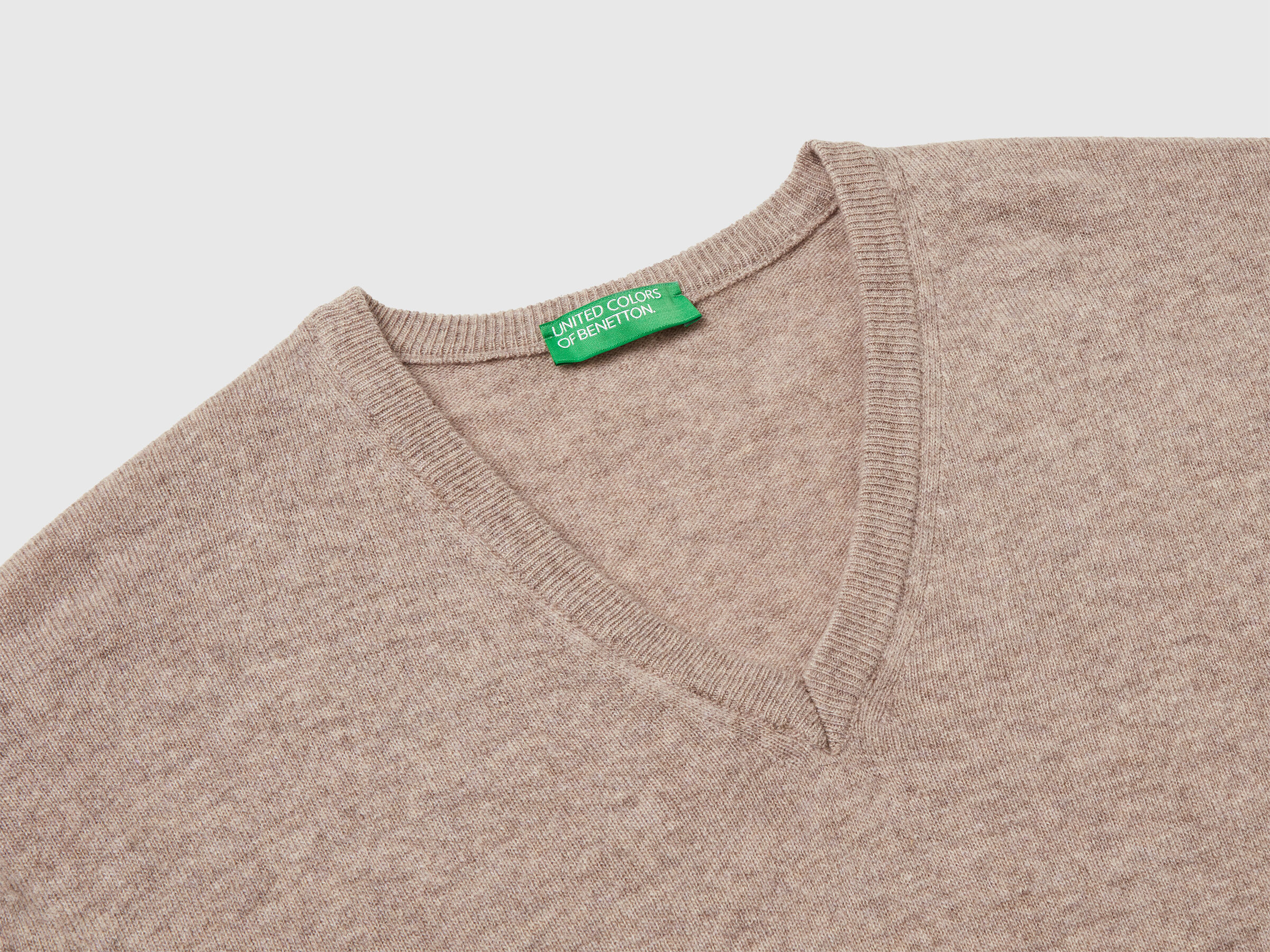 V NECK SWEATER L/S Homem image number 7